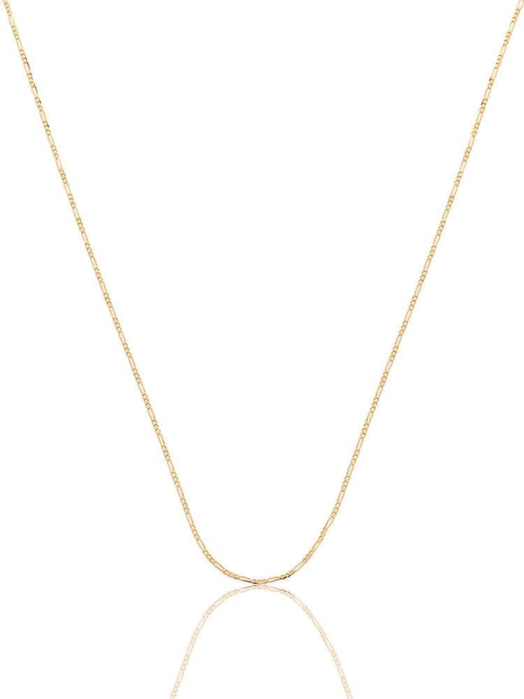 14K Solid Gold Figaro Chain