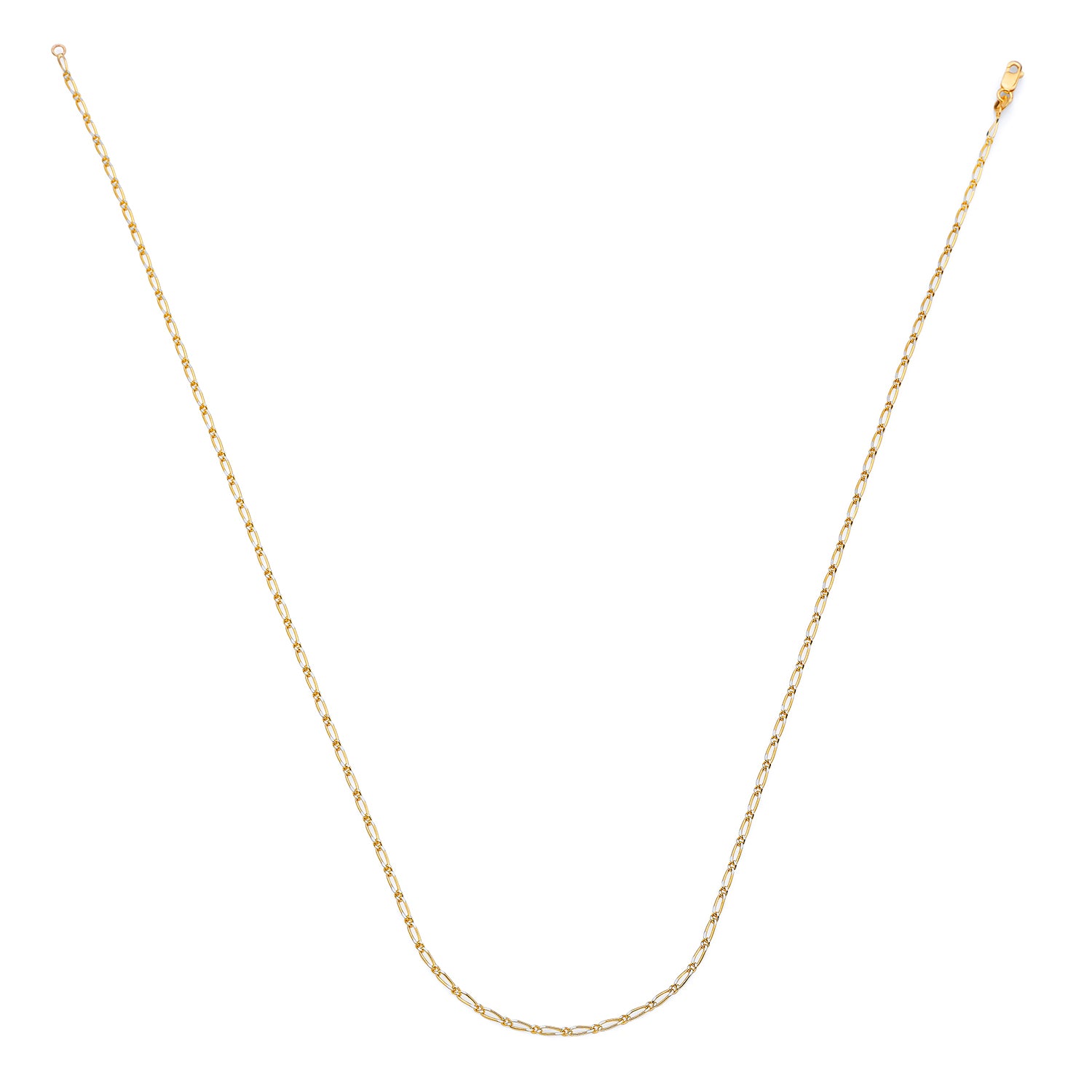 Link Chain Necklace in 14 Karat Yellow Gold