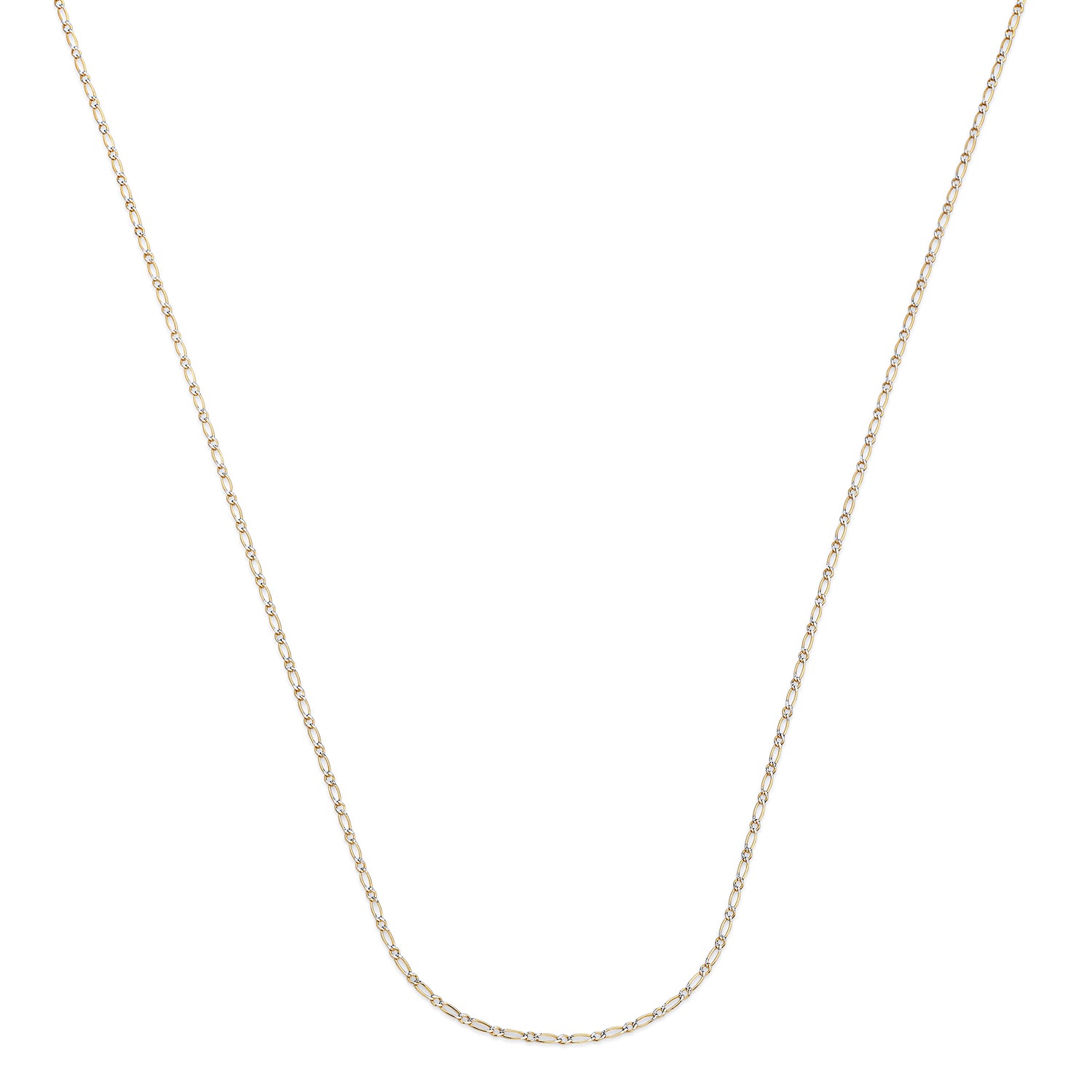 14K Two-Tone Gold Link Chain Necklace