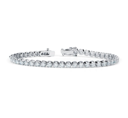 14K Solid Gold (4.70ctw) Diamond Tennis Bracelet