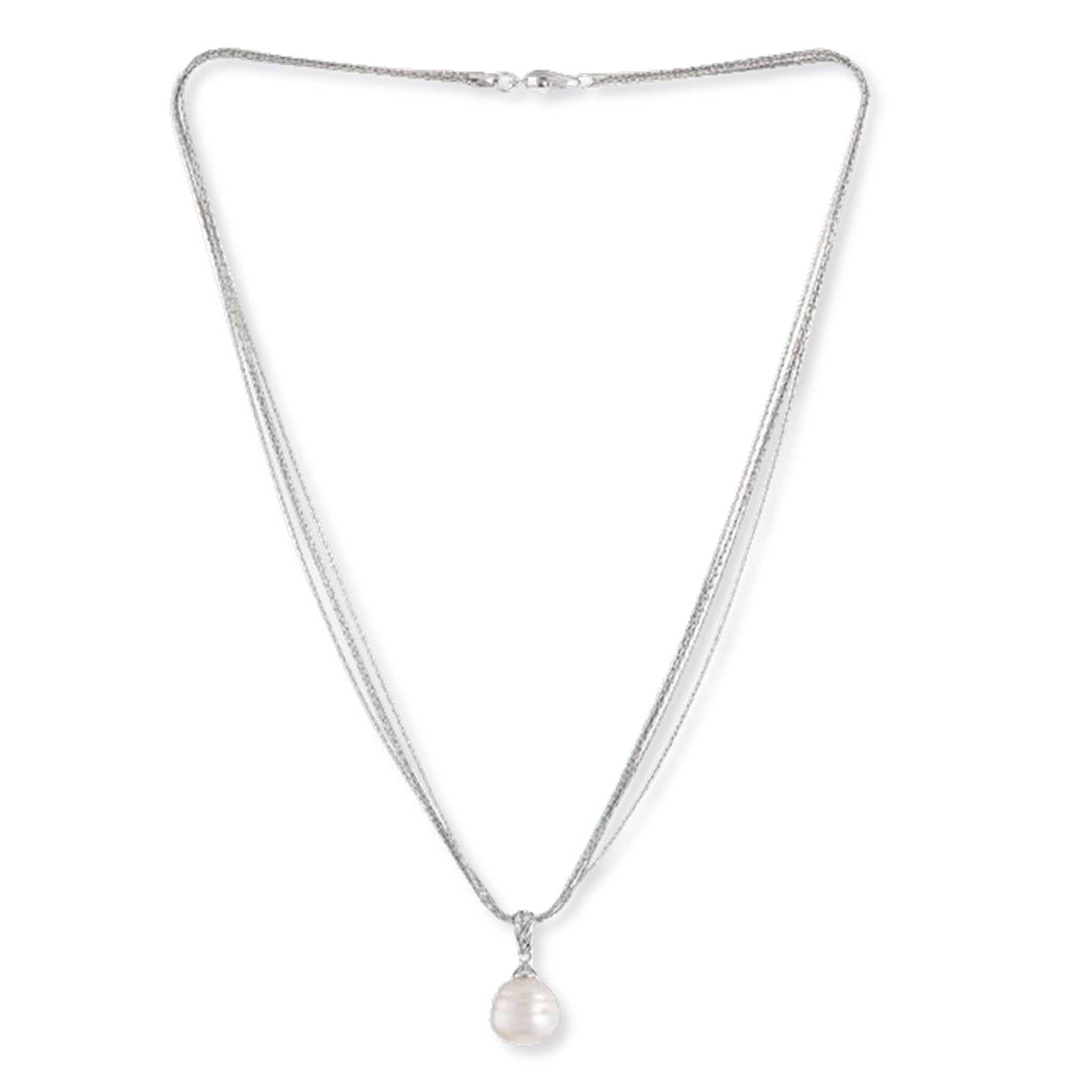 Sterling Silver Freshwater Pearl Necklace